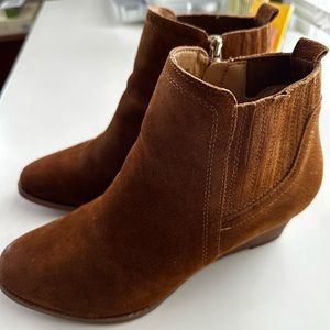Franco Sarto Welton Ankle Booties Brown